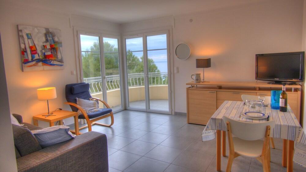 Studio 3 Etoiles Vue Mer 150M Plages Parking Clim Wifi كان المظهر الخارجي الصورة
